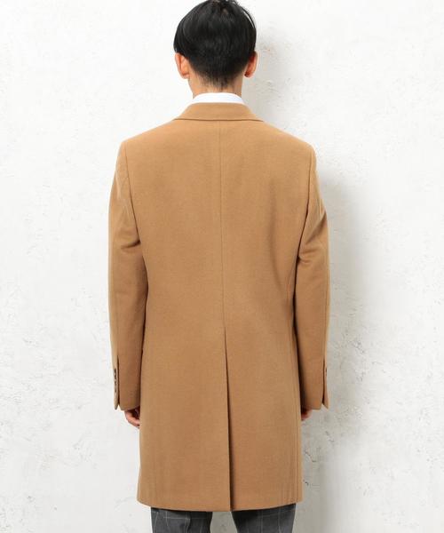 green label relaxing(グリーンレーベルリラクシング)の「W/CA チェスターコート◆(チェスターコート・メンズ・ブラック/ベージュ・LARGE/SMALL/X-LARGE/MEDIUM)」の19枚目の写真
