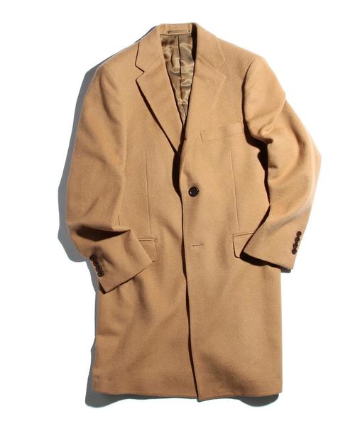 green label relaxing(グリーンレーベルリラクシング)の「W/CA チェスターコート◆(チェスターコート・メンズ・ブラック/ベージュ・LARGE/SMALL/X-LARGE/MEDIUM)」の13枚目の写真