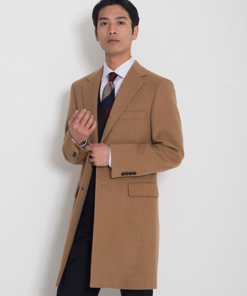 green label relaxing(グリーンレーベルリラクシング)の「W/CA チェスターコート◆(チェスターコート・メンズ・ブラック/ベージュ・LARGE/SMALL/X-LARGE/MEDIUM)」の20枚目の写真