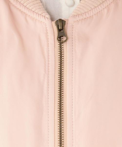 Another Edition(アナザーエディション)の「ビッグMA-1 SS/ AECM BIG MA-1 SS◆(MA-1・レディース・オリーブ/ライトピンク・MEDIUM/SMALL)」の9枚目の写真