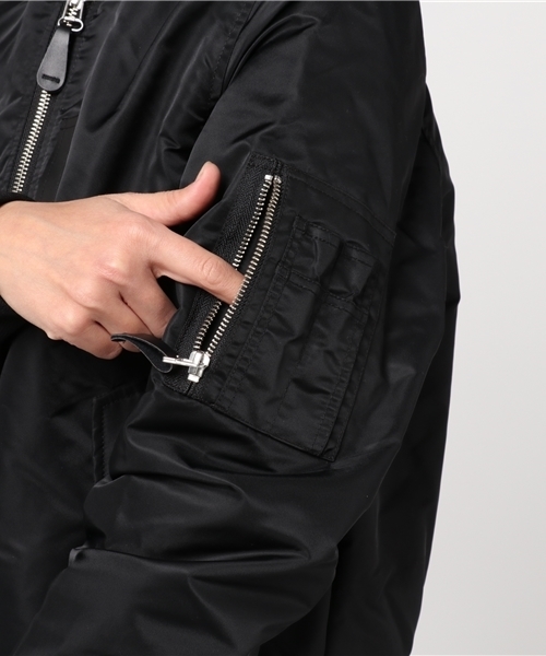 SLY（スライ）の「USUALLY MA-1（MA-1・レディース・カーキ/ホワイト/ブラック・FREE）」の10枚目の写真