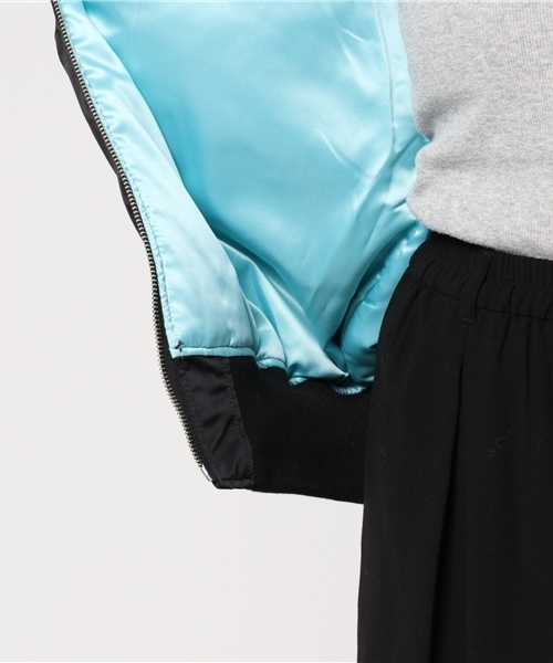 SLY（スライ）の「USUALLY MA-1（MA-1・レディース・カーキ/ホワイト/ブラック・FREE）」の12枚目の写真