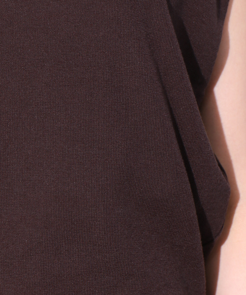 Abahouse Devinette（ドゥヴィネット）の「ウォッシャブルプルオーバー【GLOW 2017年08月号 P.79掲載】（ニット/セーター・レディース・その他1/ネイビー/ブラウン/オレンジ系その他/キャメル・FREE）」の11枚目の写真