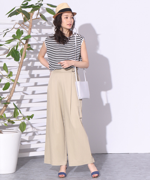 Abahouse Devinette（ドゥヴィネット）の「ウォッシャブルプルオーバー【GLOW 2017年08月号 P.79掲載】（ニット/セーター・レディース・その他1/ネイビー/ブラウン/オレンジ系その他/キャメル・FREE）」の13枚目の写真