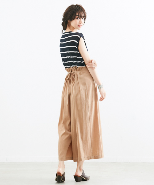 Abahouse Devinette（ドゥヴィネット）の「ウォッシャブルプルオーバー【GLOW 2017年08月号 P.79掲載】（ニット/セーター・レディース・その他1/ネイビー/ブラウン/オレンジ系その他/キャメル・FREE）」の14枚目の写真