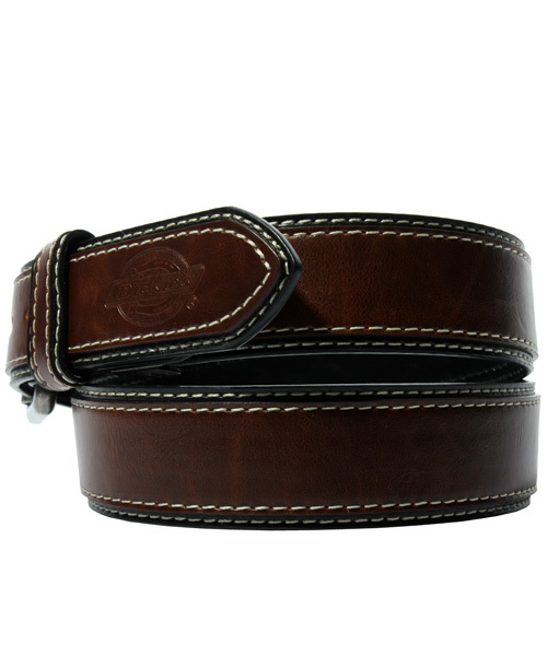 Dickies（ディッキーズ）の「Dickies ステッチ入り PUレザーベルト（ベルト・メンズ・ブラウン/ブラック/キャメル/ホワイト/レッド・FREE）」の7枚目の写真