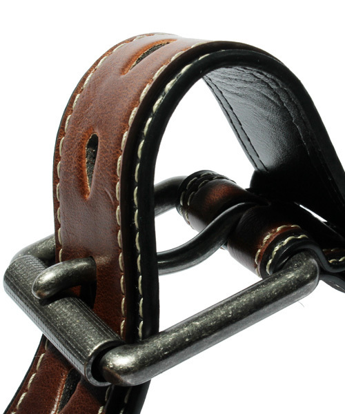 Dickies（ディッキーズ）の「Dickies ステッチ入り PUレザーベルト（ベルト・メンズ・ブラウン/ブラック/キャメル/ホワイト/レッド・FREE）」の9枚目の写真