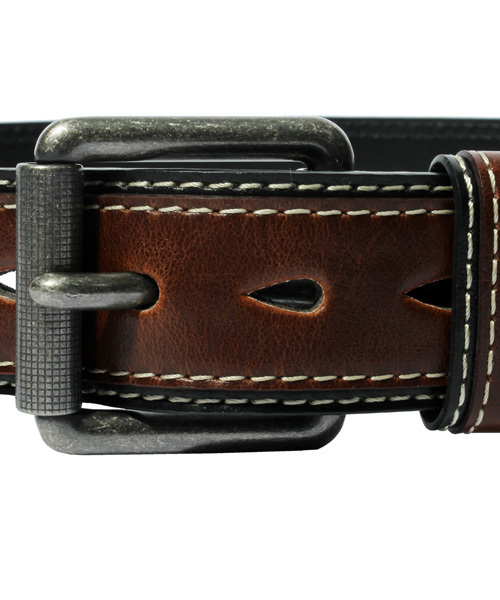 Dickies（ディッキーズ）の「Dickies ステッチ入り PUレザーベルト（ベルト・メンズ・ブラウン/ブラック/キャメル/ホワイト/レッド・FREE）」の10枚目の写真