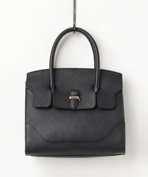 Demi-Luxe BEAMS(デミルクス ビームス)の「PELLE MORBIDA / ミニボストン2WAYバッグ(ボストンバッグ・レディース・ブラック/ブラック系その他・ONE SIZE)」の3枚目の写真