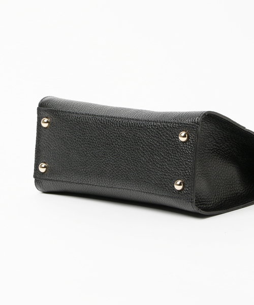 Demi-Luxe BEAMS(デミルクス ビームス)の「PELLE MORBIDA / ミニボストン2WAYバッグ(ボストンバッグ・レディース・ブラック/ブラック系その他・ONE SIZE)」の10枚目の写真