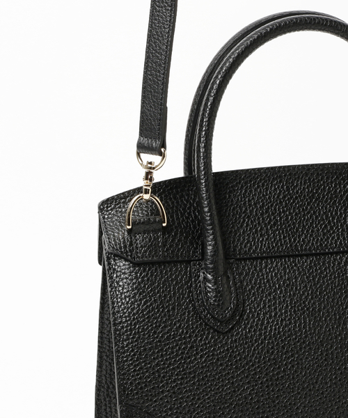 Demi-Luxe BEAMS(デミルクス ビームス)の「PELLE MORBIDA / ミニボストン2WAYバッグ(ボストンバッグ・レディース・ブラック/ブラック系その他・ONE SIZE)」の11枚目の写真