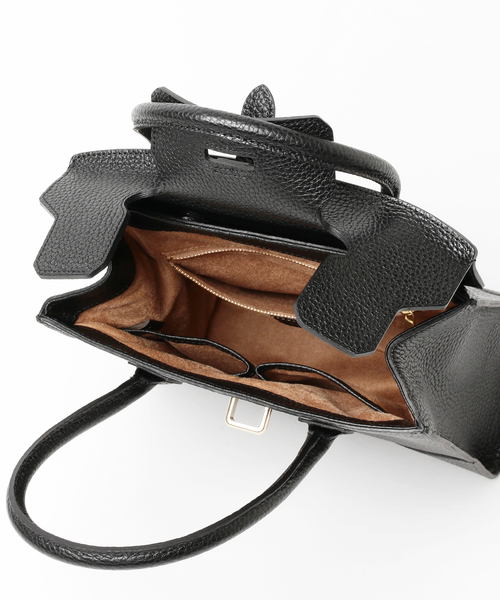 Demi-Luxe BEAMS(デミルクス ビームス)の「PELLE MORBIDA / ミニボストン2WAYバッグ(ボストンバッグ・レディース・ブラック/ブラック系その他・ONE SIZE)」の12枚目の写真