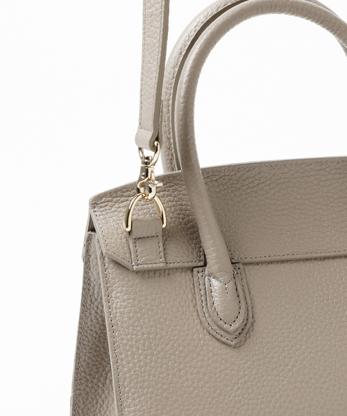 Demi-Luxe BEAMS(デミルクス ビームス)の「PELLE MORBIDA / ミニボストン2WAYバッグ(ボストンバッグ・レディース・ブラック/ブラック系その他・ONE SIZE)」の17枚目の写真