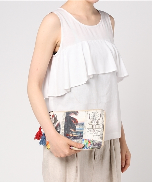 another important culture(アナザーインポータントカルチャー)の「CANVAS DIDITAL PT CLUTCH BAG(クラッチバッグ・レディース・ベージュ系その他3/ベージュ系その他/ベージュ系その他2/ベージュ系その他4・FREE)」の10枚目の写真