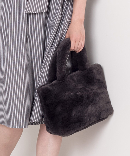 NATURAL BEAUTY BASIC（ナチュラルビューティーベーシック）の「◆オールファートートバッグ（トートバッグ・レディース・ホワイト系その他/ピンク/ベージュ系その他/グレー系その他・ﾌﾘ-）」の3枚目の写真