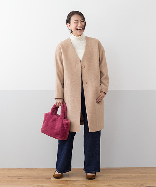 NATURAL BEAUTY BASIC（ナチュラルビューティーベーシック）の「◆オールファートートバッグ（トートバッグ・レディース・ホワイト系その他/ピンク/ベージュ系その他/グレー系その他・ﾌﾘ-）」の10枚目の写真