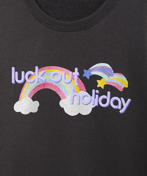 Candy Stripper（キャンディストリッパー）の「LUCK OUT HOLIDAY SWEAT TOPS（スウェット・レディース・オフホワイト/ブラック/スモークピンク・2）」の12枚目の写真