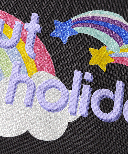 Candy Stripper（キャンディストリッパー）の「LUCK OUT HOLIDAY SWEAT TOPS（スウェット・レディース・オフホワイト/ブラック/スモークピンク・2）」の13枚目の写真