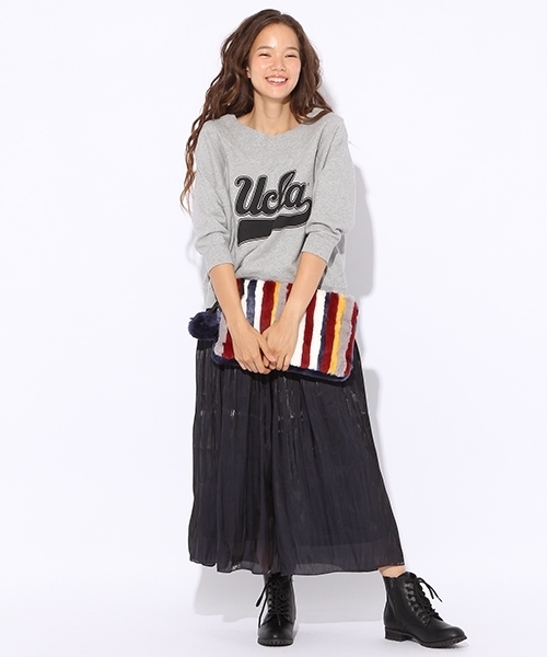 niko and...（ニコアンド）の「オリジナルレースアップブーツ【niko and ...】（ブーツ・レディース・ブラック/アイボリー・MEDIUM/SMALL/LARGE）」の9枚目の写真