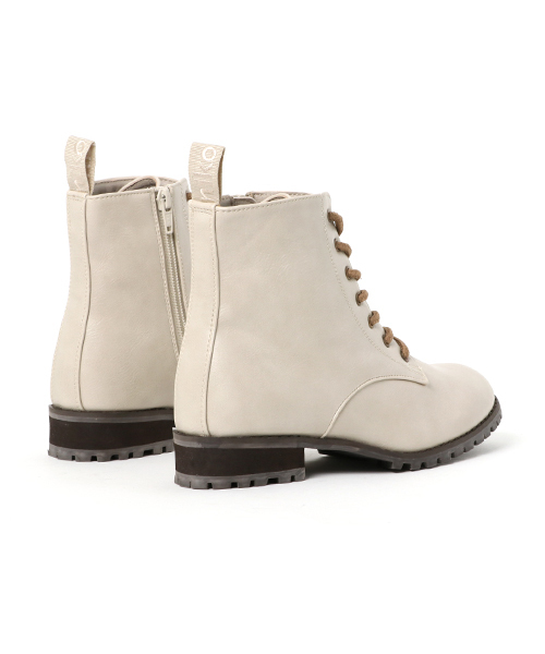 niko and...（ニコアンド）の「オリジナルレースアップブーツ【niko and ...】（ブーツ・レディース・ブラック/アイボリー・MEDIUM/SMALL/LARGE）」の7枚目の写真