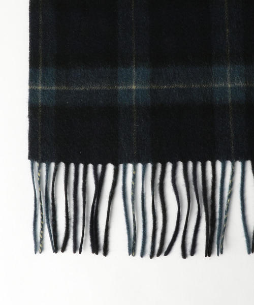 BEAUTY&YOUTH UNITED ARROWS（ビューティーアンドユースユナイテッドアローズ）の「＜Eds Cashmere＞カシミヤチェックマフラー ◆（マフラー・レディース・ベージュ/ピンク/ネイビー/ダークグレー・FREE）」の6枚目の写真