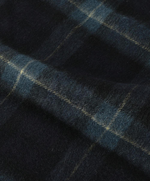 BEAUTY&YOUTH UNITED ARROWS（ビューティーアンドユースユナイテッドアローズ）の「＜Eds Cashmere＞カシミヤチェックマフラー ◆（マフラー・レディース・ベージュ/ピンク/ネイビー/ダークグレー・FREE）」の8枚目の写真