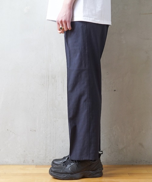 KAIKO(カイコー)の「KAIKO SEERSUCKER THE GOLLILA "STRAGHT"(チノパンツ・メンズ・グレー/ネイビー・L/M/S)」の5枚目の写真