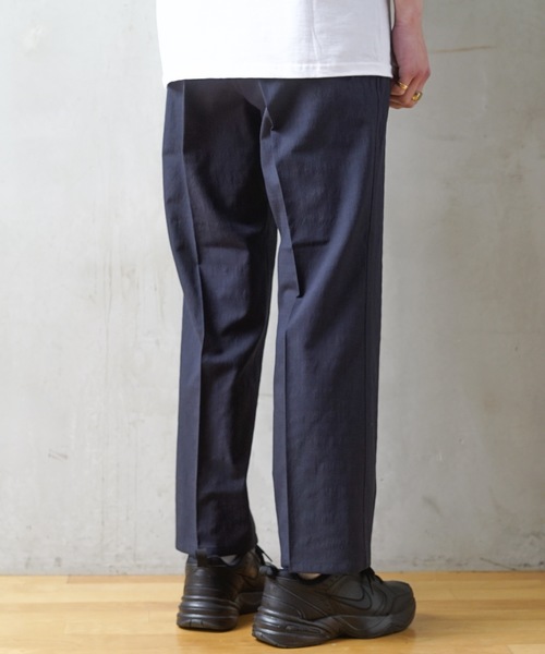 KAIKO(カイコー)の「KAIKO SEERSUCKER THE GOLLILA "STRAGHT"(チノパンツ・メンズ・グレー/ネイビー・L/M/S)」の3枚目の写真