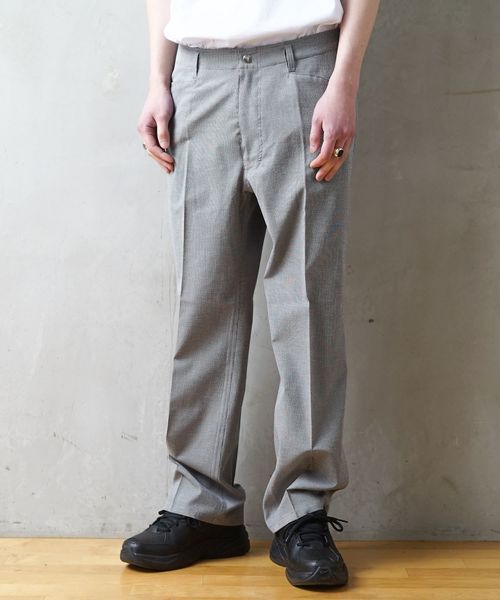 KAIKO(カイコー)の「KAIKO SEERSUCKER THE GOLLILA "STRAGHT"(チノパンツ・メンズ・グレー/ネイビー・L/M/S)」の8枚目の写真