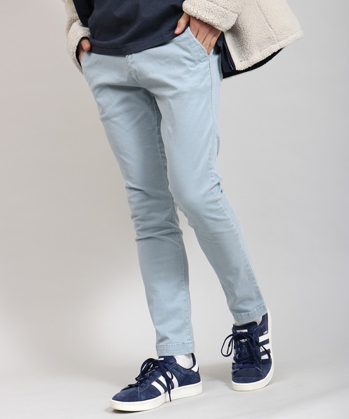 REMI RELIEF（レミレリーフ）の「REMI RELIEF/レミレリーフ チノストレッチカラーパンツ（チノパンツ・メンズ・チャコールグレー/グリーン/ベージュ/カーキ/ネイビー/オフホワイト/プラム/サックスブルー・M/L/S/XL）」の7枚目の写真