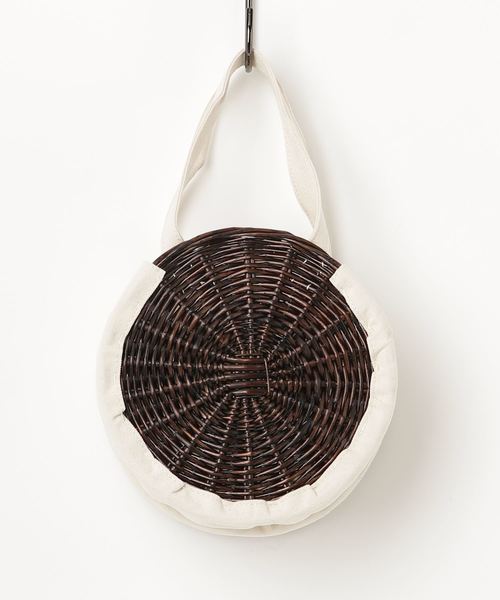 LBC（エルビーシー）の「WILLOW MARU BAG（かごバッグ・レディース・ブラウン・FREE）」の4枚目の写真