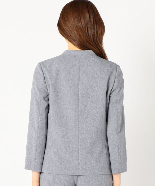 SHIPS（シップス）の「〈手洗い可能〉パイピングノーラペルジャケット