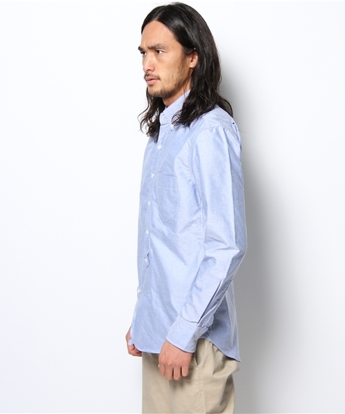 BEAMS PLUS（ビームスプラス）の「○ALEXANDER YAMAGUCHI / クラシック オックスフォード シャツ（シャツ/ブラウス・メンズ・ホワイト/ブルー・X-SMALL/SMALL/MEDIUM）」の6枚目の写真