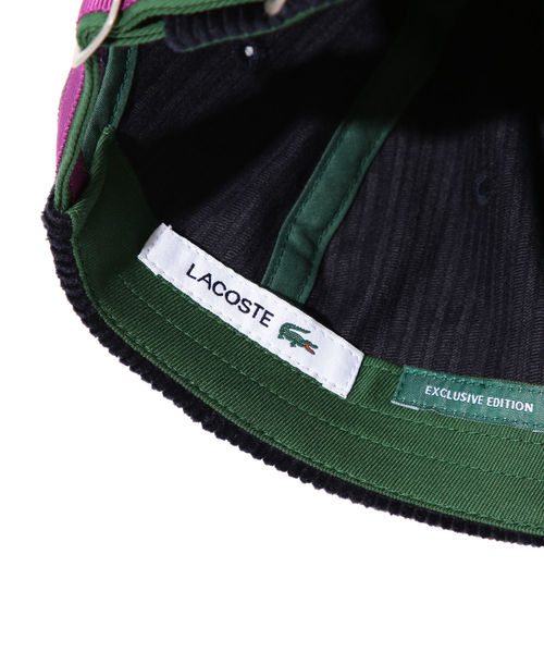 LACOSTE(ラコステ)の「LACOSTE × BEAMS / 別注 コーデュロイ キャップ(キャップ・メンズ・ネイビー/ブラウン・ONE SIZE)」の18枚目の写真