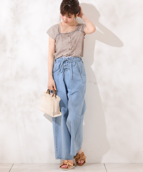 natural couture(ナチュラルクチュール)の「レトロガーリーブラウス(シャツ/ブラウス・レディース・レッド/ミント/ブルー系その他/イエロー/ブラック/ブラック系その他/その他3/その他4/その他5・FREE)」の18枚目の写真