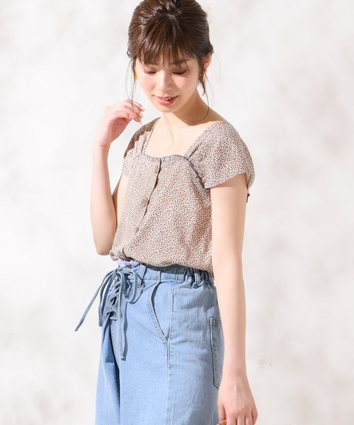 natural couture(ナチュラルクチュール)の「レトロガーリーブラウス(シャツ/ブラウス・レディース・レッド/ミント/ブルー系その他/イエロー/ブラック/ブラック系その他/その他3/その他4/その他5・FREE)」の19枚目の写真