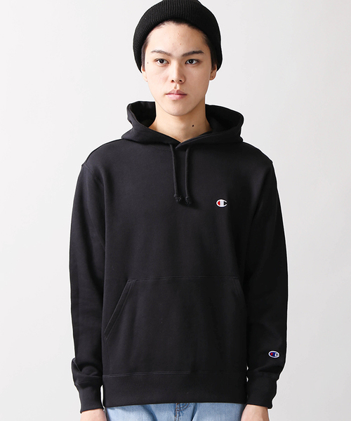 Champion（チャンピオン）の「WEGO/Champion裏毛刺繍プルパーカー（パーカー・メンズ・ホワイト/オートミール/杢グレー/ブラック/ワイン・MEDIUM/LARGE）」の11枚目の写真