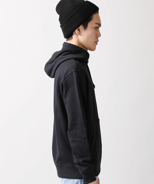 Champion（チャンピオン）の「WEGO/Champion裏毛刺繍プルパーカー（パーカー・メンズ・ホワイト/オートミール/杢グレー/ブラック/ワイン・MEDIUM/LARGE）」の12枚目の写真