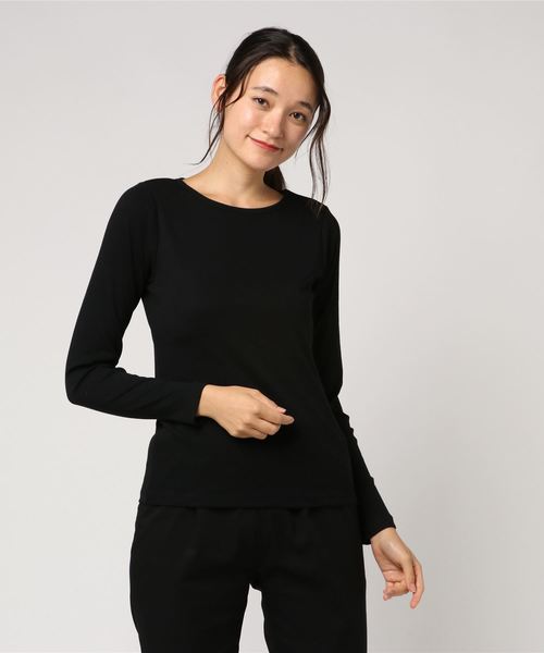 LOWRYS FARM（ローリーズファーム）の「フライスプルオーバー　814076（Tシャツ/カットソー・レディース・オフホワイト/ホワイト×ブラック/ブラック/グレー/グリーン・MEDIUM/LARGE）」の10枚目の写真