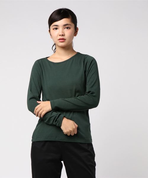 LOWRYS FARM（ローリーズファーム）の「フライスプルオーバー　814076（Tシャツ/カットソー・レディース・オフホワイト/ホワイト×ブラック/ブラック/グレー/グリーン・MEDIUM/LARGE）」の18枚目の写真