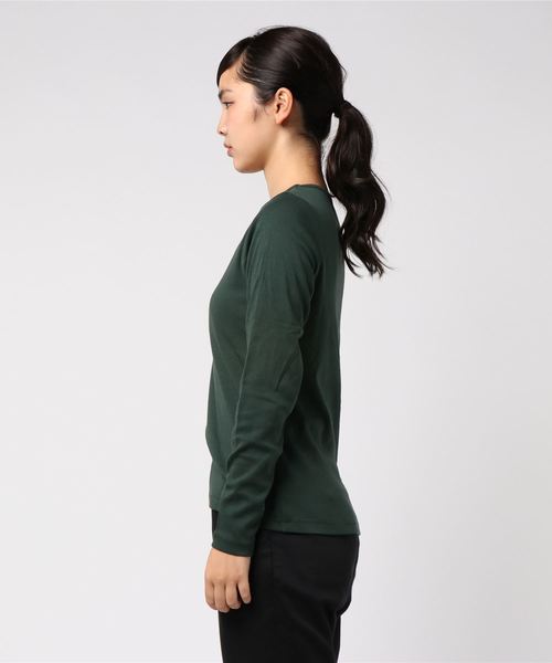 LOWRYS FARM（ローリーズファーム）の「フライスプルオーバー　814076（Tシャツ/カットソー・レディース・オフホワイト/ホワイト×ブラック/ブラック/グレー/グリーン・MEDIUM/LARGE）」の7枚目の写真