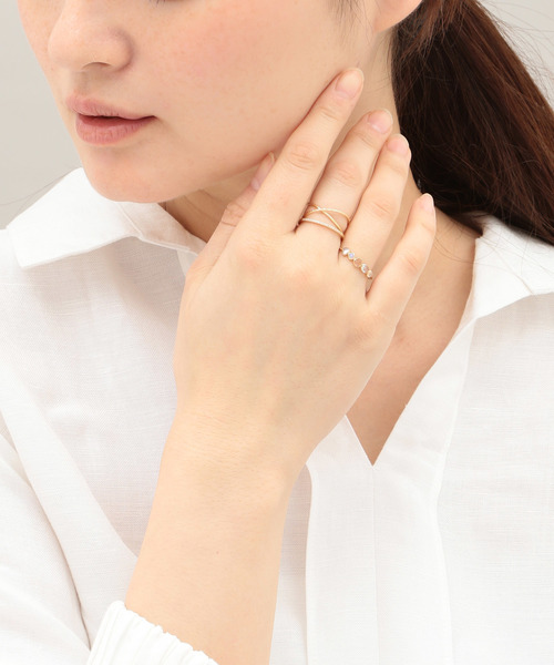 agete（アガット）の「K10リング（10133111034）（リング）」 - WEAR