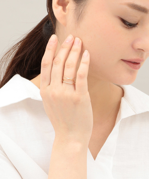 agete（アガット）の「K10リング（10133111034）（リング・レディース・ゴールド系その他・#13/#7/#11/#9）」の13枚目の写真