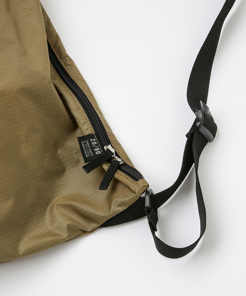 20/80（テゥエンティーエイティー）の「【20/80】トゥエンティーエイティー/RIP STOP NYLON  SHOULDER BAG（ショルダーバッグ・メンズ・ブラック/ベージュ/オレンジ/ブルー/ピンク/グリーン/カーキ/ダークグレー・FREE）」の10枚目の写真
