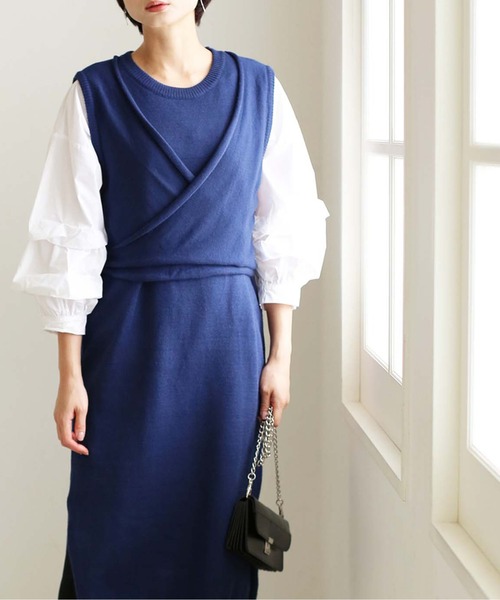 柔らかニットの絶妙な大人バランスワンピース ワンピース Cawaii カワイイ のファッション通販 Zozotown