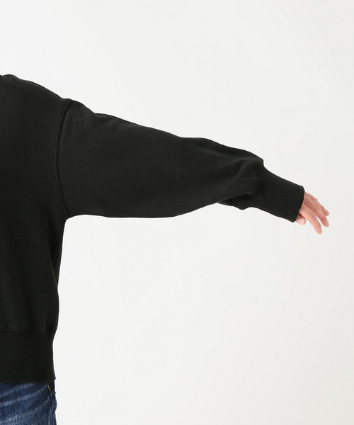 JOURNAL STANDARD relume(ジャーナルスタンダード レリューム)の「ソフトエアーウラケ モックネックスウェット(スウェット・レディース・キナリ/ブラック/カーキ・FREE)」の17枚目の写真