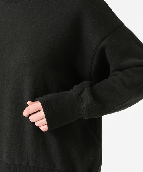 JOURNAL STANDARD relume(ジャーナルスタンダード レリューム)の「ソフトエアーウラケ モックネックスウェット(スウェット・レディース・キナリ/ブラック/カーキ・FREE)」の19枚目の写真