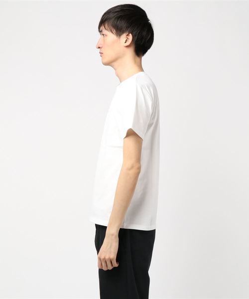 GOSTAR DE FUGA（ゴスタール ジフーガ）の「リフレクター英字プリント半袖カットソー/半袖Tシャツ（Tシャツ/カットソー・メンズ・ホワイト/ブラック・M/L）」の6枚目の写真