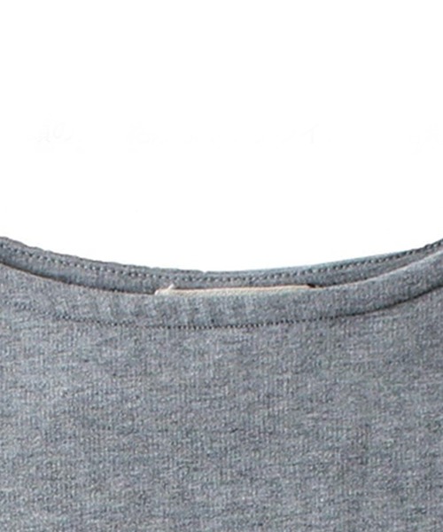 antiqua(アンティカ)の「綿100%で極上の風合い!万能ワイドトップス(Tシャツ/カットソー・キッズ・ブラック/ベージュ/杢グレー/ブラウン系その他/オフホワイト・4/3/5)」の10枚目の写真