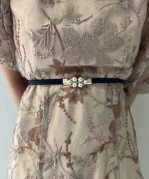 Cupid Heart | 【Cupid Heart】結婚式ベルト パールモチーフベルト(ベルト)